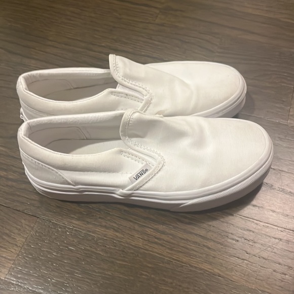 White slip on Vans - Picture 2 of 4